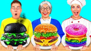 Кулинарный Челлендж# Я против Бабушки # Эпичная Битва с Едой от Fun Teen