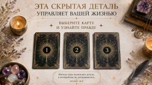 Что вы не замечаете и это влияет на судьбу. Таро расклад.
