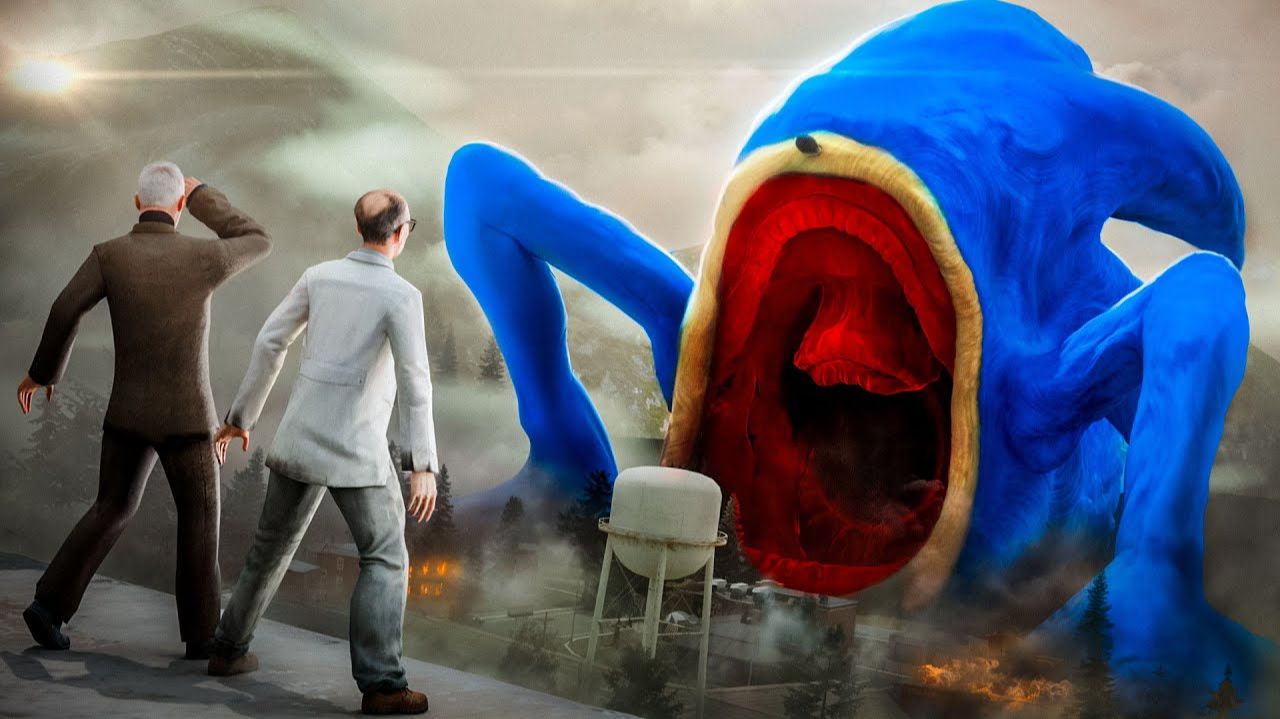 ЗАРЕЙДИЛ МЭРА МОРСКИМ СОНИКОМ ПОЖИРАТЕЛЕМ в VR в Garry's Mod смотреть онлайн