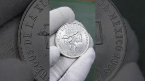 25 Песо 1968 года. #серебро #олимпиада #олимпийские #coin #raritetus #1968 #летняя #песо #валюта