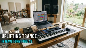 Трек в стиле Uplifting trance на основе вокала из Suno AI Waveform free 12