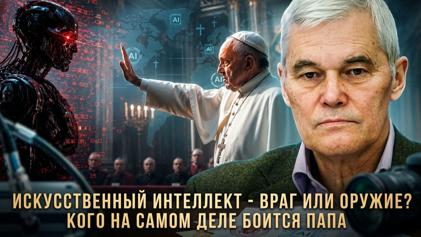Константин Сивков | Искусственный интеллект-враг или оружие? Кого на самом деле боится Папа Римский смотреть онлайн