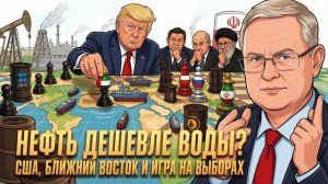 ВАЖНЫЕ НОВОСТИ НА СЕГОДНЯ. Михаил Делягин. Нефть дешевле воды- США, Ближний Восток и игра на вы