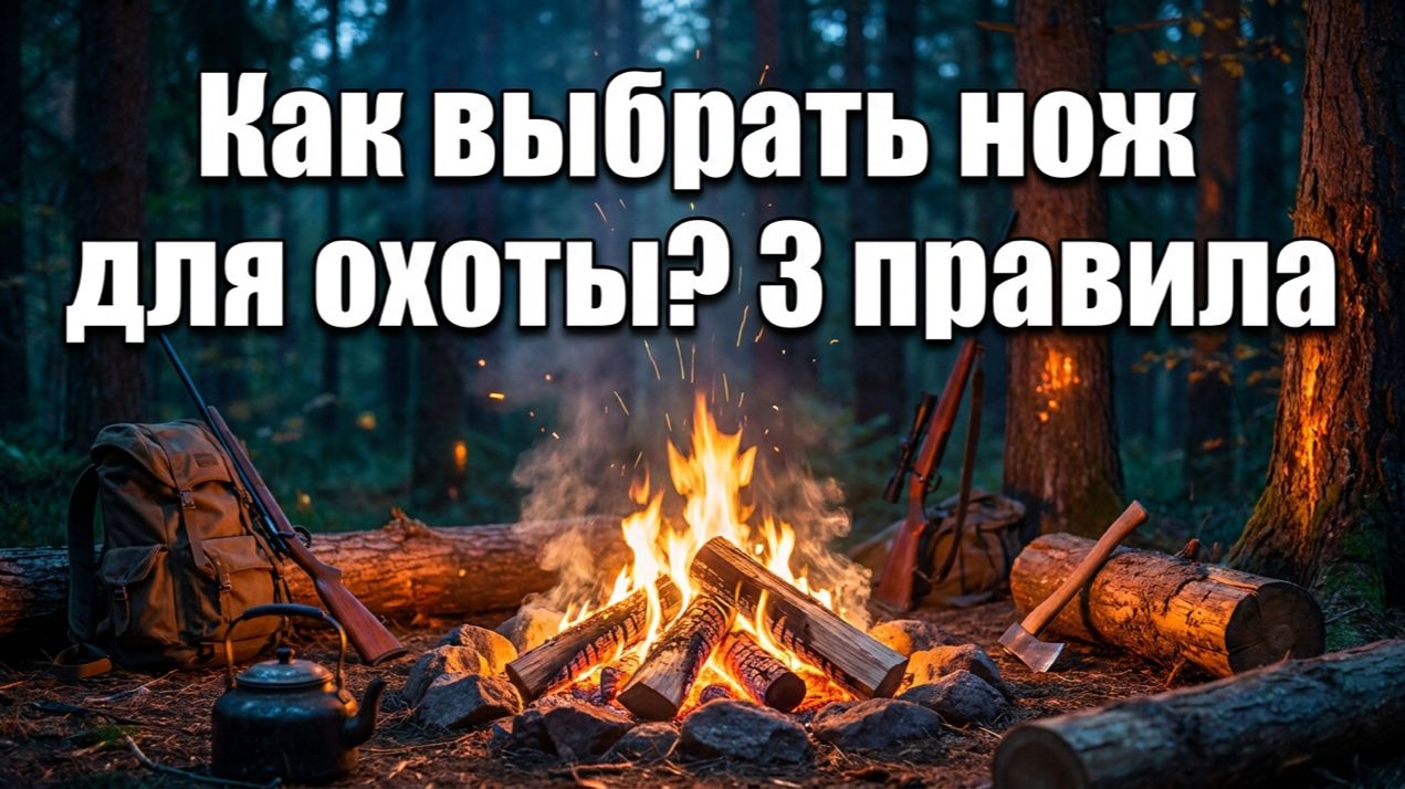 Как выбрать нож для охоты? 3 правила охотничьего ножа