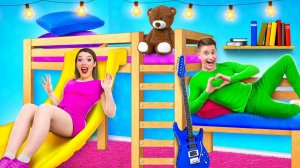Мы построили двухэтажную кровать # 24 часа челлендж c Multi DO Challenge