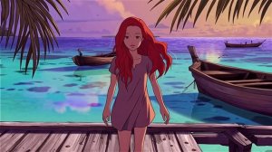 🌺✨ ДИНА НА ТАИТИ: Романтическое путешествие мечты в стиле аниме!
