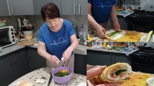 Распаковки не получилось,но как готовлю вкусный рулет из кабачков Покажу!Как приготовить кабачки?!