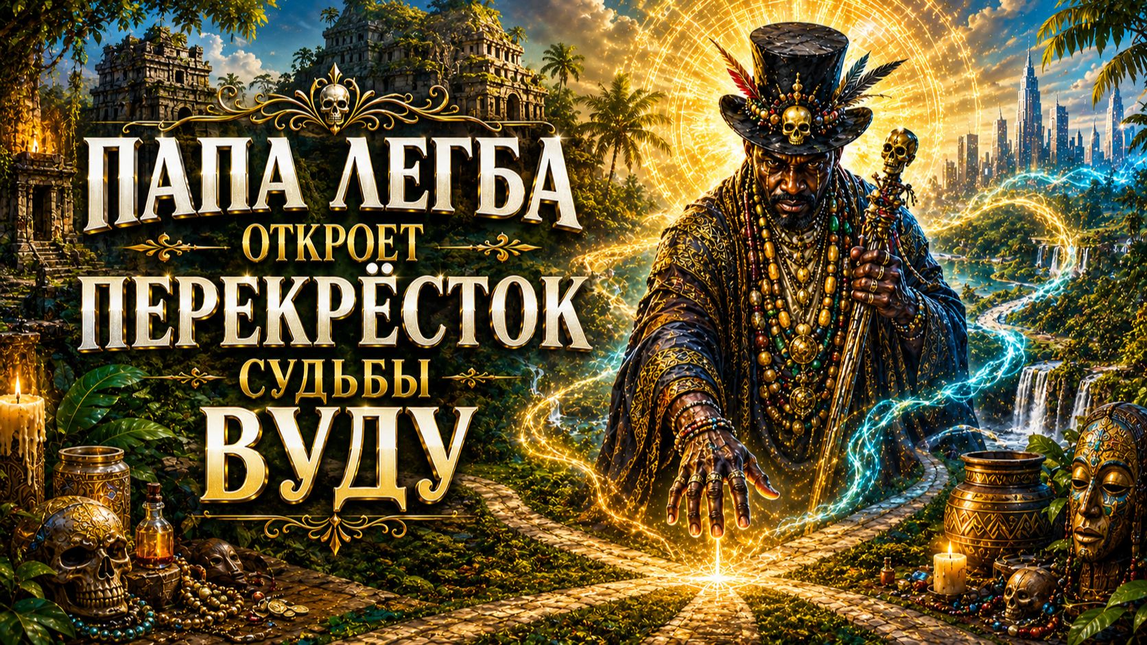 ПАПА ЛЕГБА ОТКРОЕТ ПЕРЕКРЁСТОК СУДЬБЫ…ВУДУ…ДЛЯ ВСЕХ смотреть онлайн