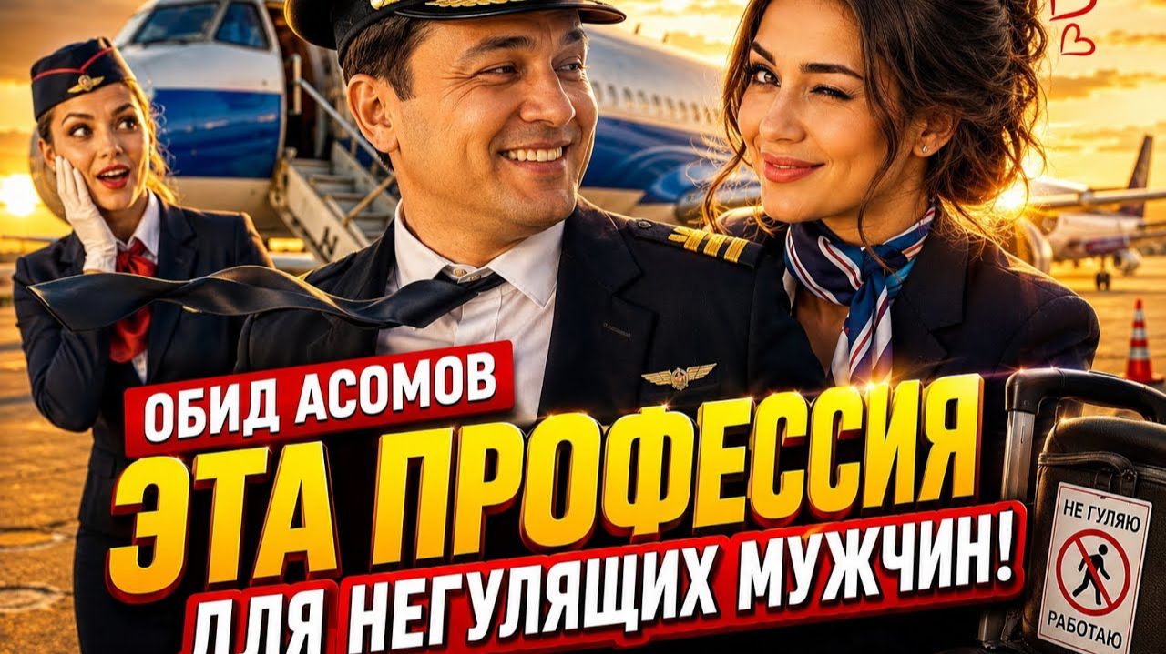 ✈️ «Не гуляю, а работаю!» — лучший номер Обид Асомова!🤣 #viralvideo #funny #humor  #юмор #смех #хит