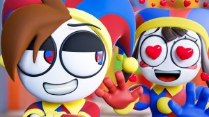 ЦИФРОВОЙ ЦИРК - ЛЮБОВНЫЙ ТРЕУГОЛЬНИК!   Digital Circus   Фан-Анимации на русском