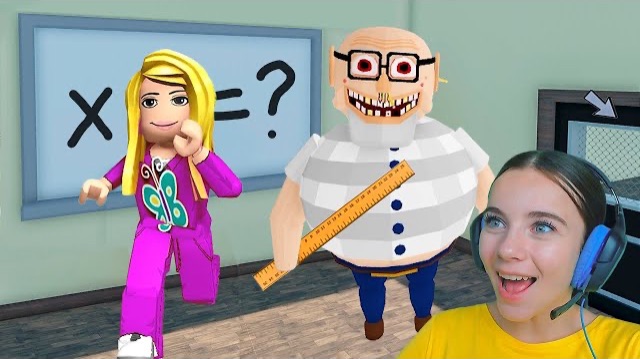 ПОБЕГ ОТ ЗЛОГО УЧИТЕЛЯ МАТЕМАТИКИ в ROBLOX! смотреть онлайн