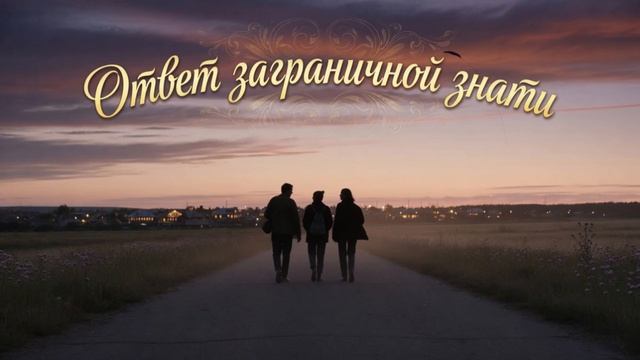 Ответ заграничной знати