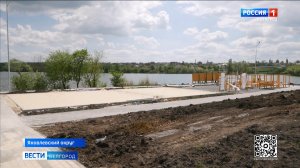 В Яковлевском округе приступили к благоустройству набережной в селе Быковка