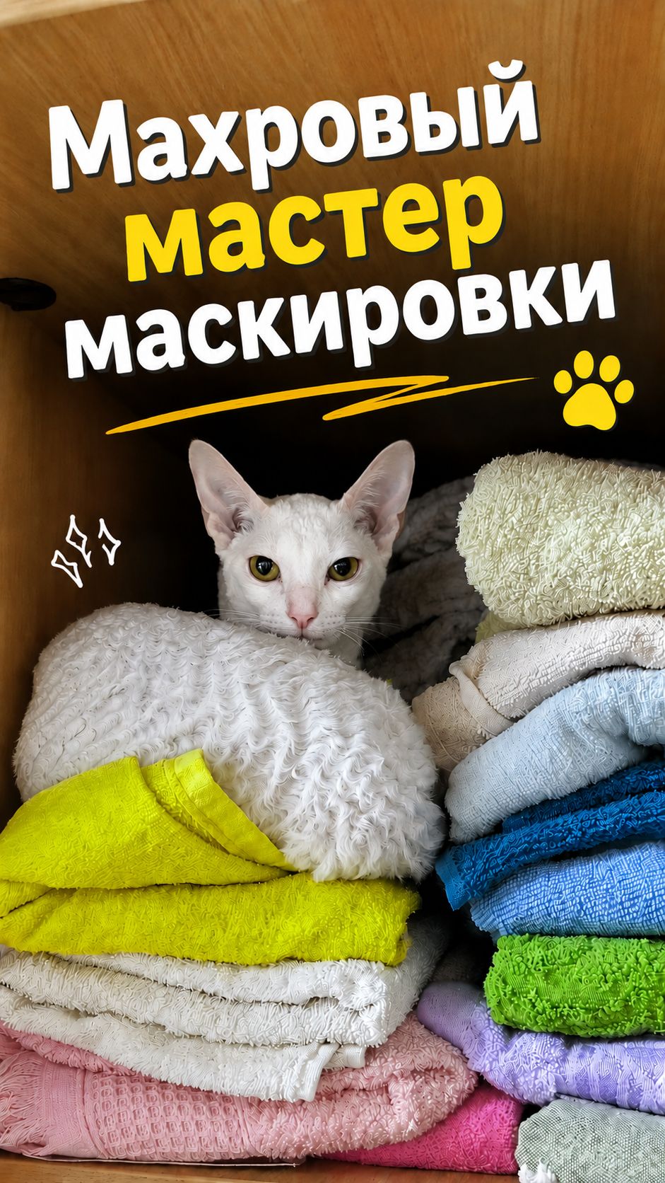 Махровый мастер маскировки 🤗