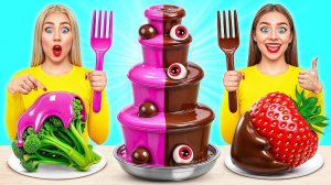 Шоколадный Фонтан Челлендж # Смешные Моменты c Friendly DO