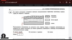 Задания 8 возраст горных пород. ОГЭ/ГИА География разбор и решение.