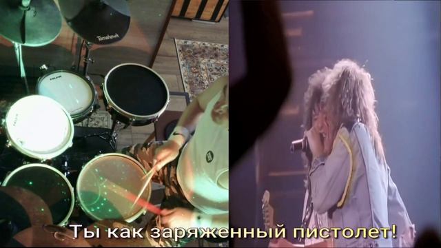 Bon Jovi - You Give Love A Bad Name(Drum cover) смотреть онлайн
