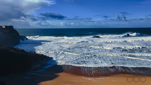 Biggest Waves on Earth ｜ Nazaré Portugal Ocean Therapy ｜ Melodic Deep House смотреть онлайн