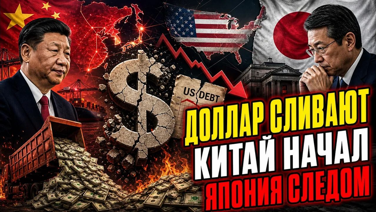 Китай РАСПРОДАЛ Госдолг США на $41 Млрд — и Запускает Золотую Ловушку для Доллара смотреть онлайн