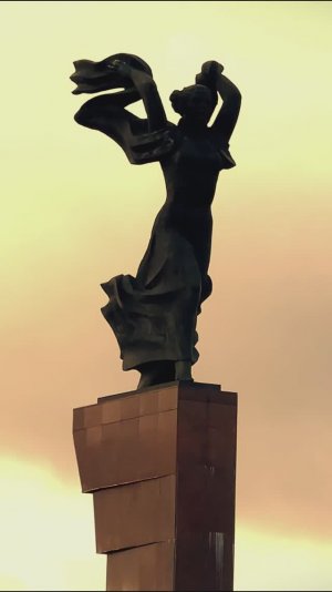 Самый центр Могилёва. Ретро-пожарка, площадь Славы, парк Горького, смотровая площадка и ратуша.
