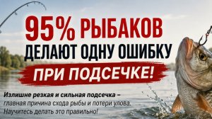 95% рыбаков допускают эту ошибку