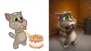 ГОВОРЯЩИЙ ТОМ КОШКА 1 И 2 КАРТУН ИГРЫ ДЛЯ ДЕТЕЙ СМЕШНЫЕ РИСУНКИ МЕМЫ