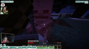 Немного шахтерской работы, активировались враги (Minecraft - 003)