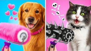 Я построил секретную комнату для своих питомцев!🛏️🐱 Невероятное преображение.