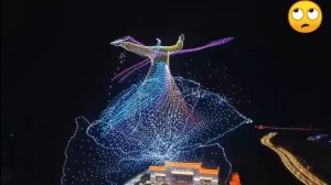 Грандиозное шоу дронов  в Китае 7598 шт.