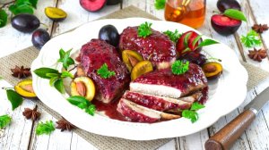КУРИНЫЕ ГРУДКИ В СОУСЕ ИЗ СЛИВ
