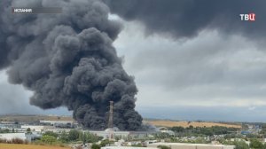 В Барселоне сгорел завод по производству мотоциклов