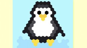 Детская раскраска.Пингвин.Игры для детей.