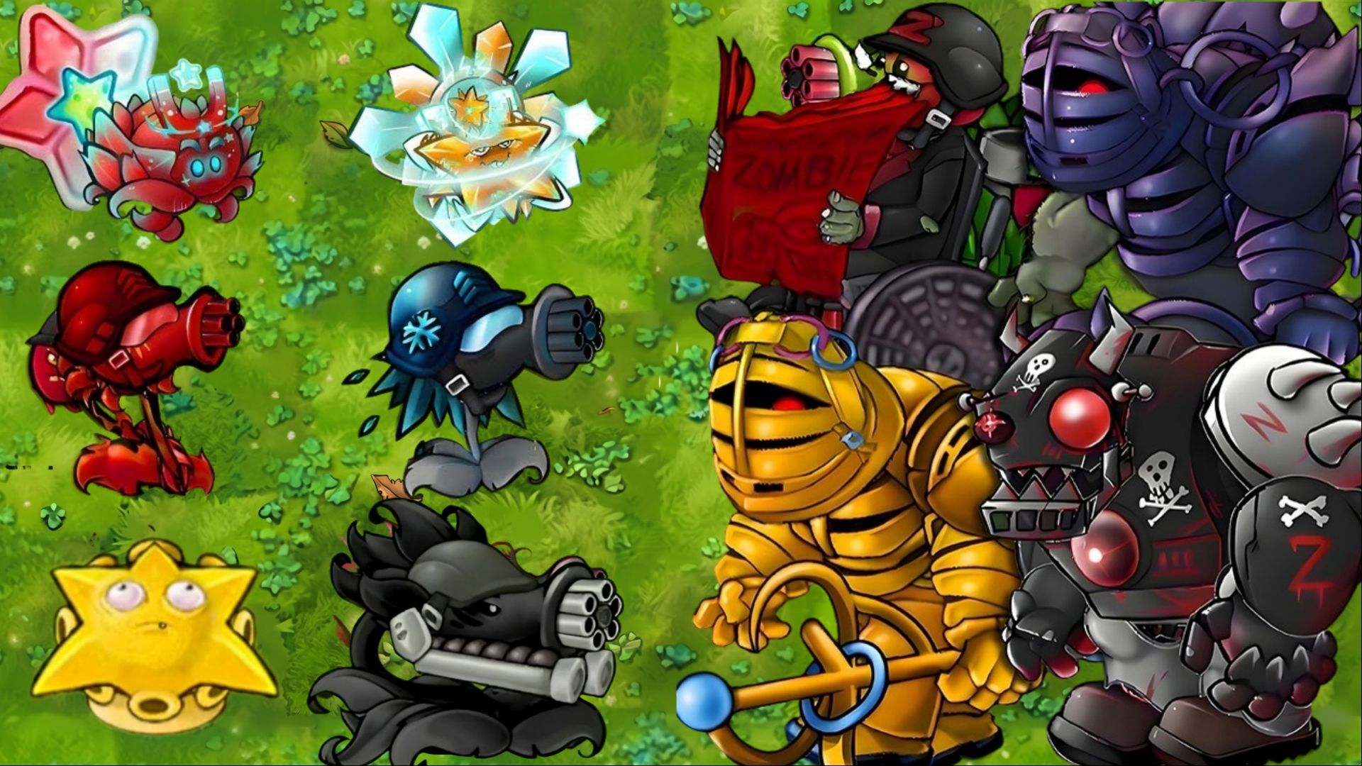 Растения против Зомби PVZ Fusion Plants vs Zombies ПвЗ битва прохождение топ смотреть онлайн