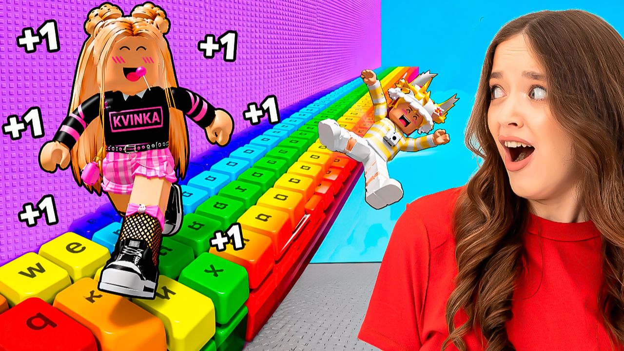 КЛИКАЕМ, ЧТОБЫ СБЕЖАТЬ ОТ КЛАВИАТУРЫ В РОБЛОКС!😱КВИНКА УБЕЖАЛА ОТ ФИЛА😭 смотреть онлайн