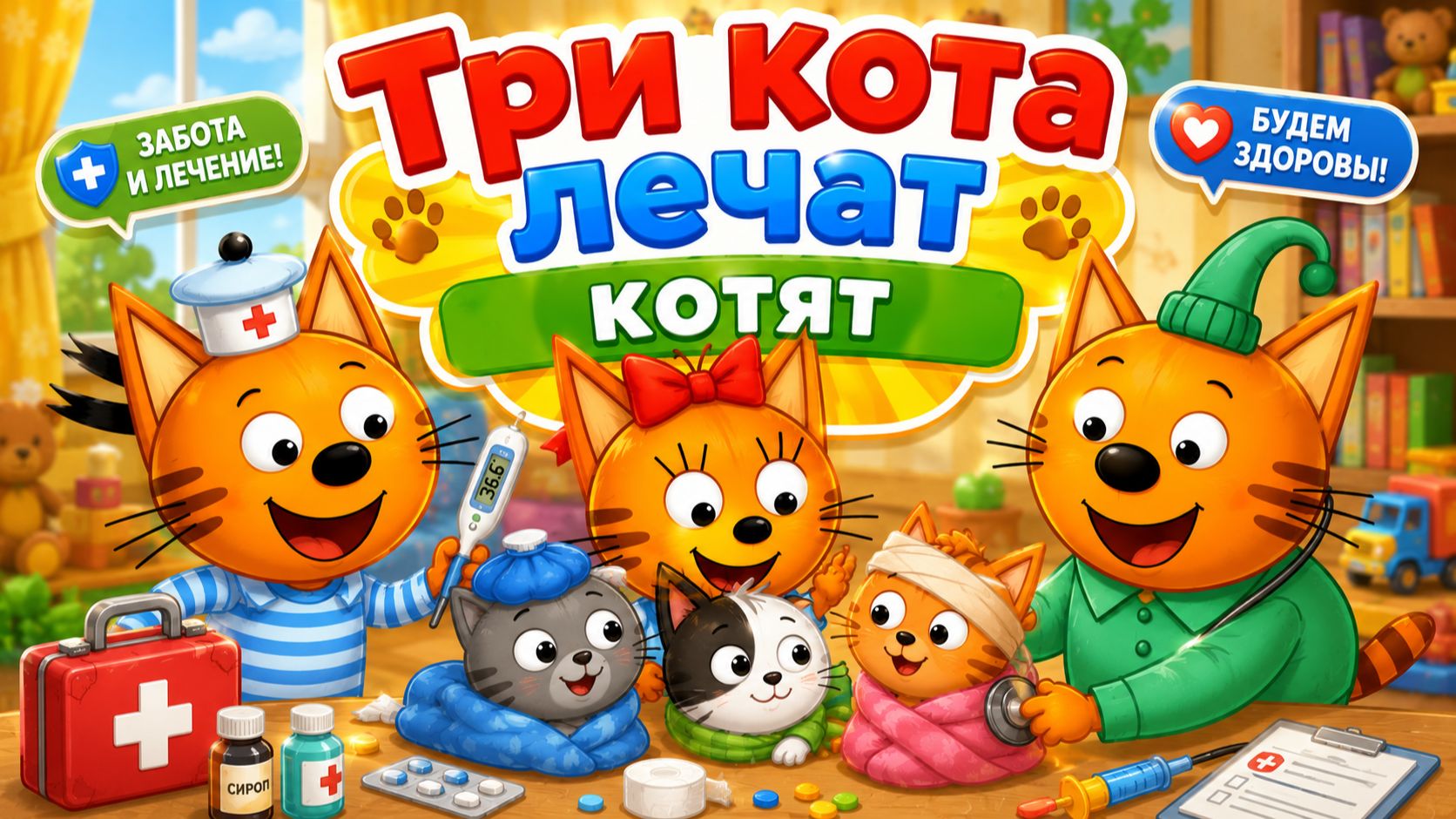 Три кота игра смотреть онлайн