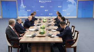 Владимир Путин беседа с Заместителем Председателя КНР Хань Чжэном, Санкт-Петербург, 5 июня 2026 года