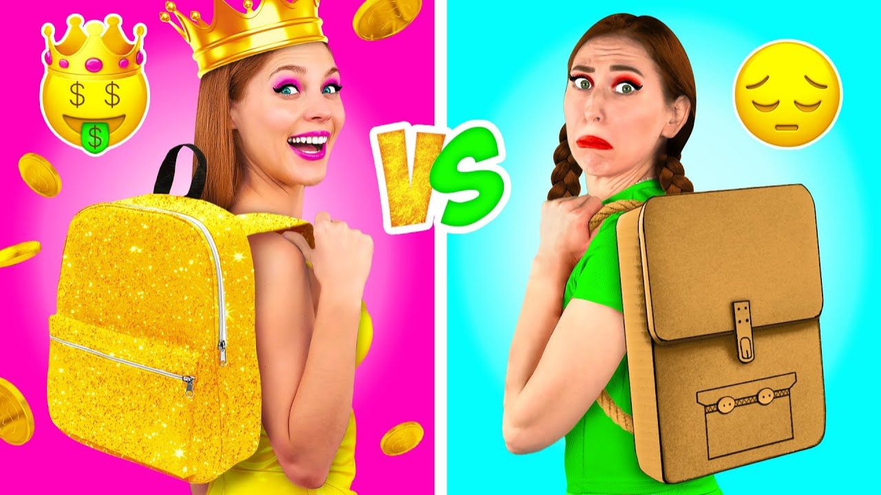 Богатые студенты vs Бедные студенты # Смешные Моменты от Fun Teen смотреть онлайн