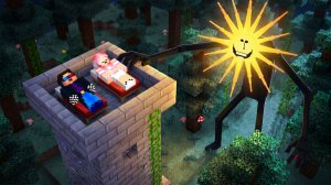🌞ВЫЖИВАНИЕ В МИРЕ SUNMAN В МАЙНКРАФТ! ШЕДИ МЕН ЧЕЛОВЕК СОЛНЦЕ THE SUN TOWN MINECRAFT
