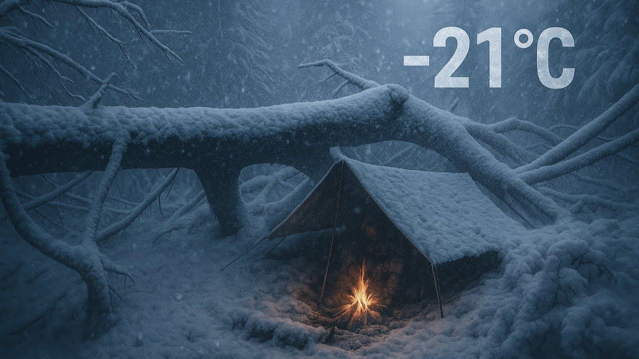 -21°C: ловля рыбы и ночёвка под деревом