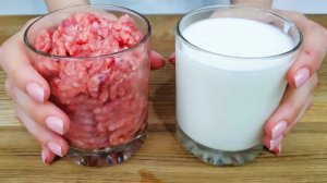 Стакан кефира и фарш! Готовлю вместо котлет! Быстро и просто