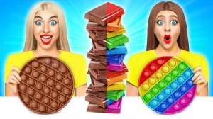 Челлендж. Шоколадная еда vs. Настоящая еда #7 # Смешные розыгрыши от Multi DO Challenge