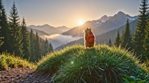 Хомяк-путешественник покоряет ГОРЫ! 🐹⛰️ Эпические приключения маленького героя