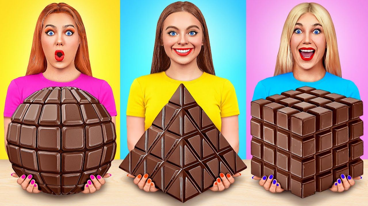 Геометрический Челлендж с Едой # Битвы с Едой с Mega DO Challenge смотреть онлайн