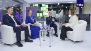 В рамках ПМЭФ Виталий Назимов совместно с Анной Цивилевой дал интервью агентству ТАСС