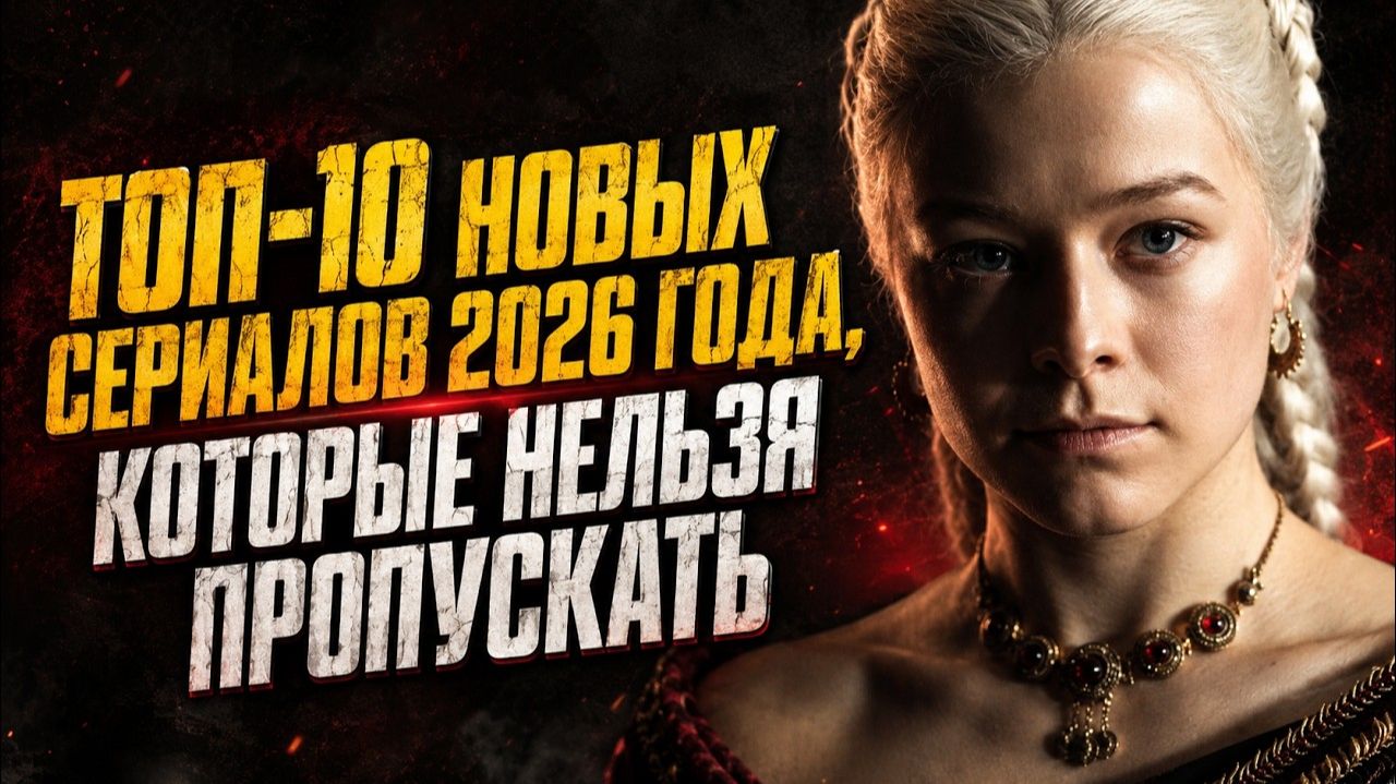 ТОП-10 НОВЫХ СЕРИАЛОВ 2026 ГОДА, КОТОРЫЕ НЕЛЬЗЯ ПРОПУСКАТЬ(КиноКонг)