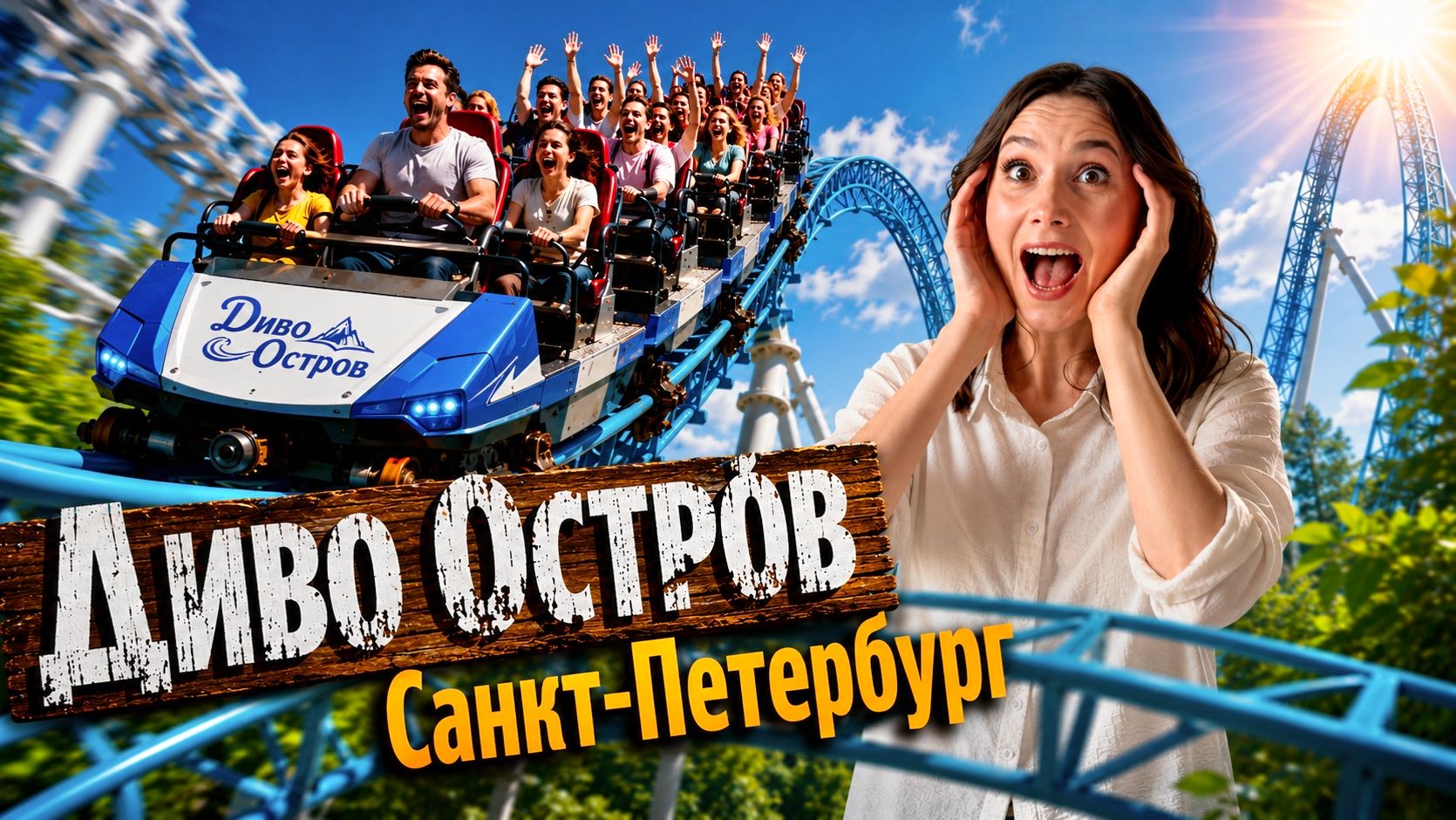 Диво ОСТРОВ Санкт-Петербург Цены / Самое БОЛЬШОЕ количество АМЕРИКАНСКИХ ГОРОК в одном парке! смотреть онлайн