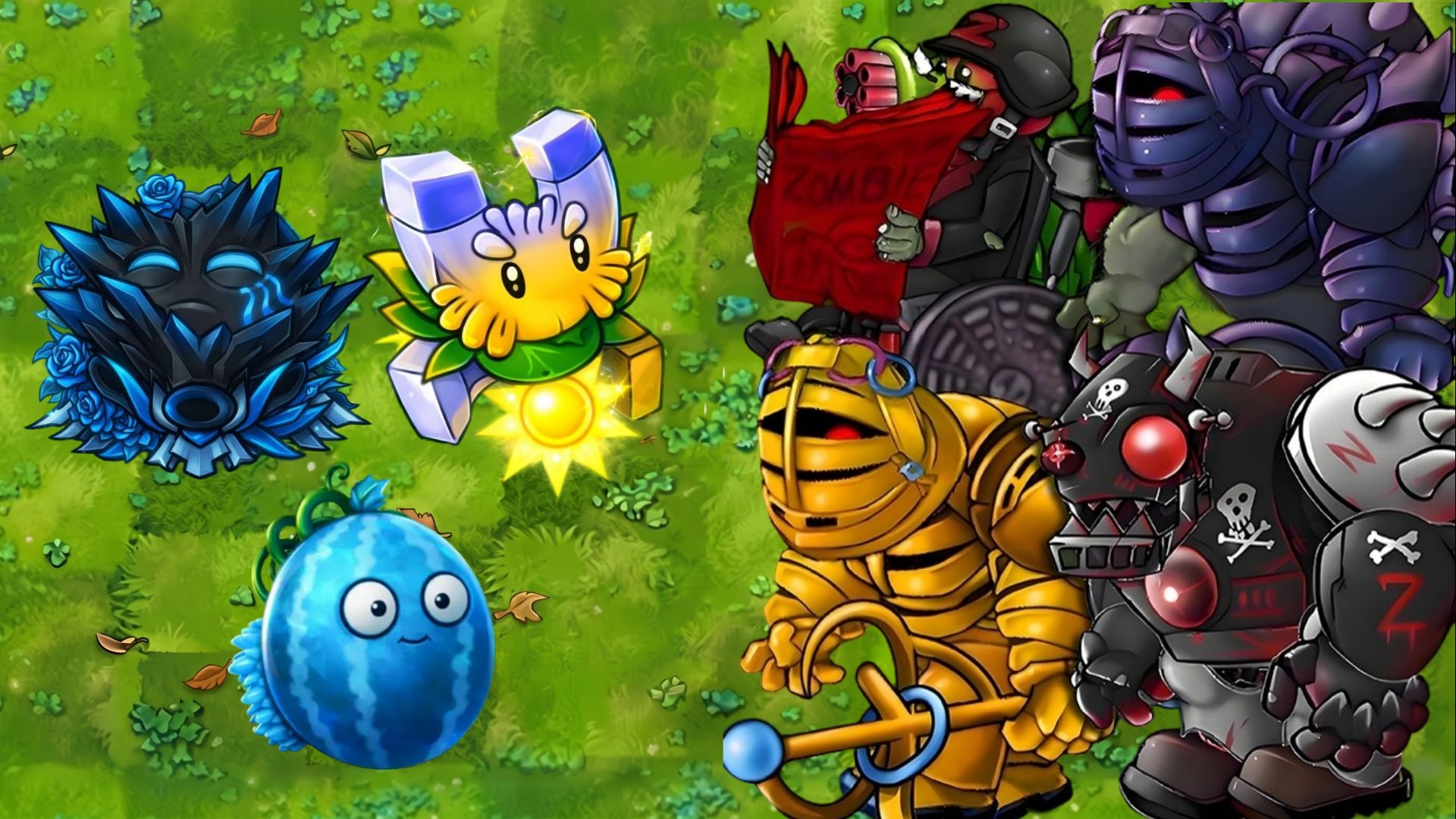 Растения против Зомби PVZ Fusion Plants vs Zombies ПвЗ битва прохождение топ смотреть онлайн