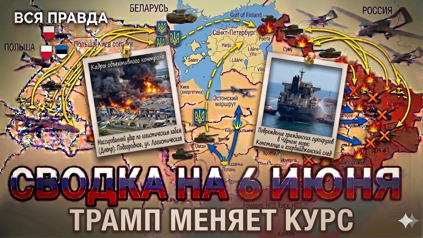 СВОДКА БОЕВЫХ ДЕЙСТВИЙ НА 6 ИЮНЯ, КАРТА СВО СЕГОДНЯ, НОВОСТИ , СВО НА УКРАИНЕ, 2026 ЮРИЙ ПОДОЛЯКА смотреть онлайн