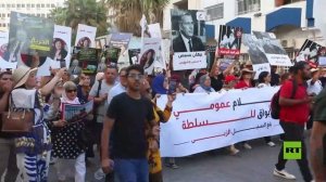 تظاهرة في تونس تطالب بحرية الإعلام وإطلاق سراح السجناء
