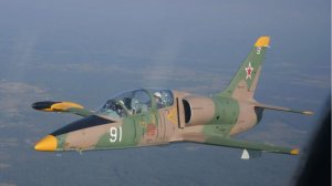 Съемки L-39 Харьковского ВВАУЛ под песню «Голубые погоны»